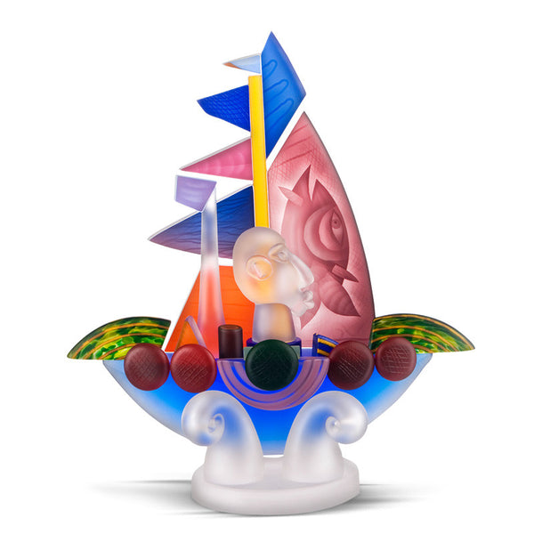 SAILOR - Object by PB, Art sculpture, [Borowski Art Glass in Asia]