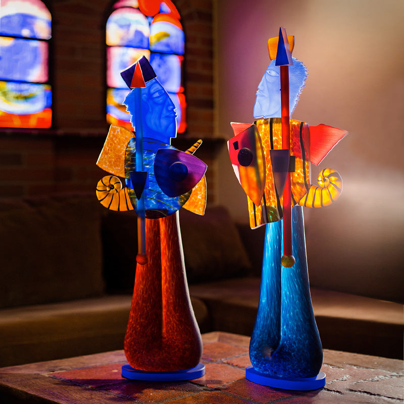 GUARD - Object by PB, Art sculpture, [Borowski Art Glass in Asia]