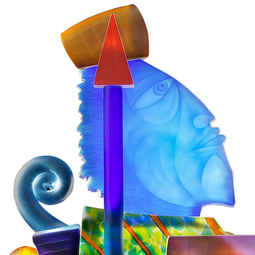 GUARD - Object by PB, Art sculpture, [Borowski Art Glass in Asia]