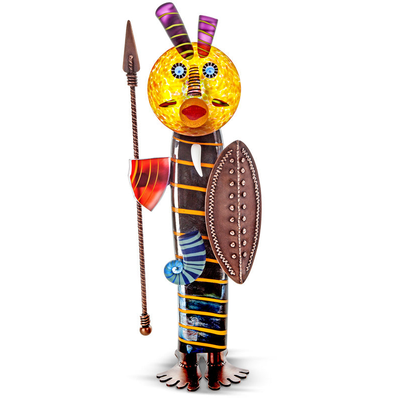MASSAI - Object by SJB, Art sculpture, [Borowski Art Glass in Asia]