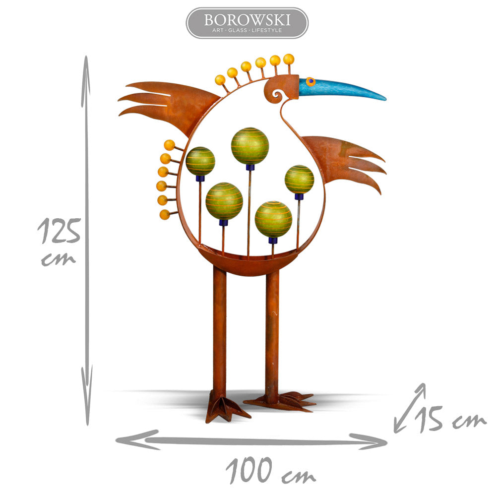 LUCKY BIRD - Outdoor object, Outdoor sculpture, [Borowski Art Glass in Asia]