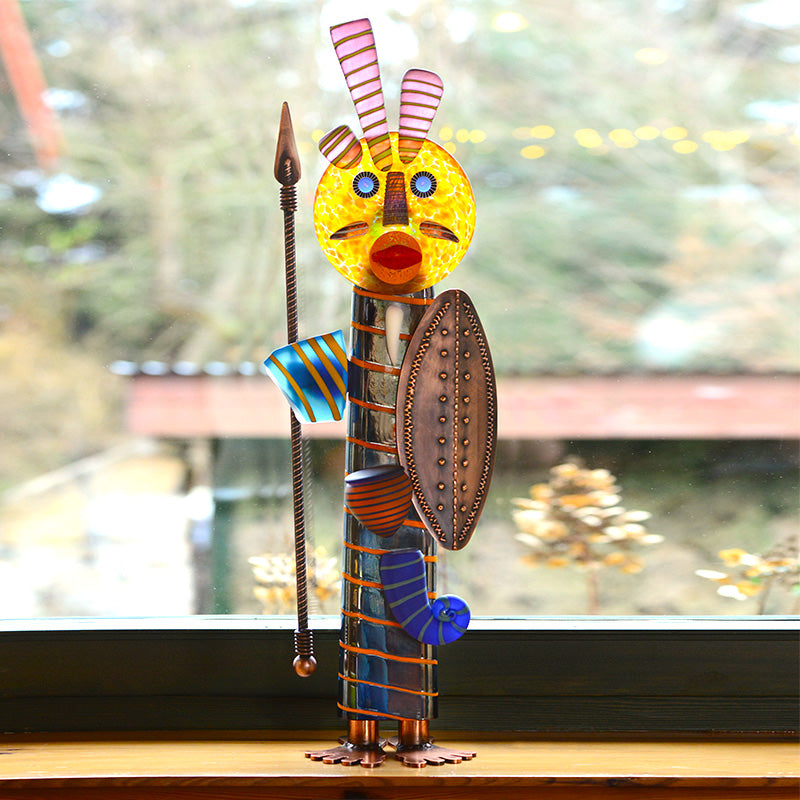 MASSAI - Object by SJB, Art sculpture, [Borowski Art Glass in Asia]