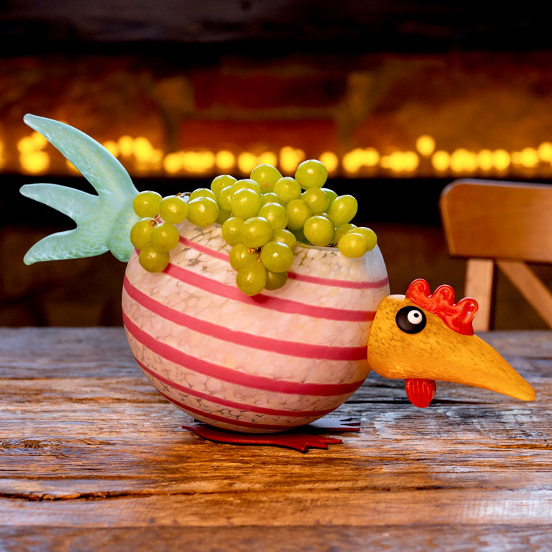 PICK CHICK - Bowl, Bowl, [Borowski Art Glass in Asia]