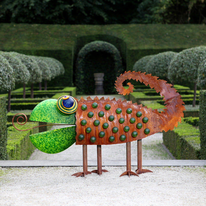 CHAMELEON - Outdoor object, Outdoor sculpture, [Borowski Art Glass in Asia]
