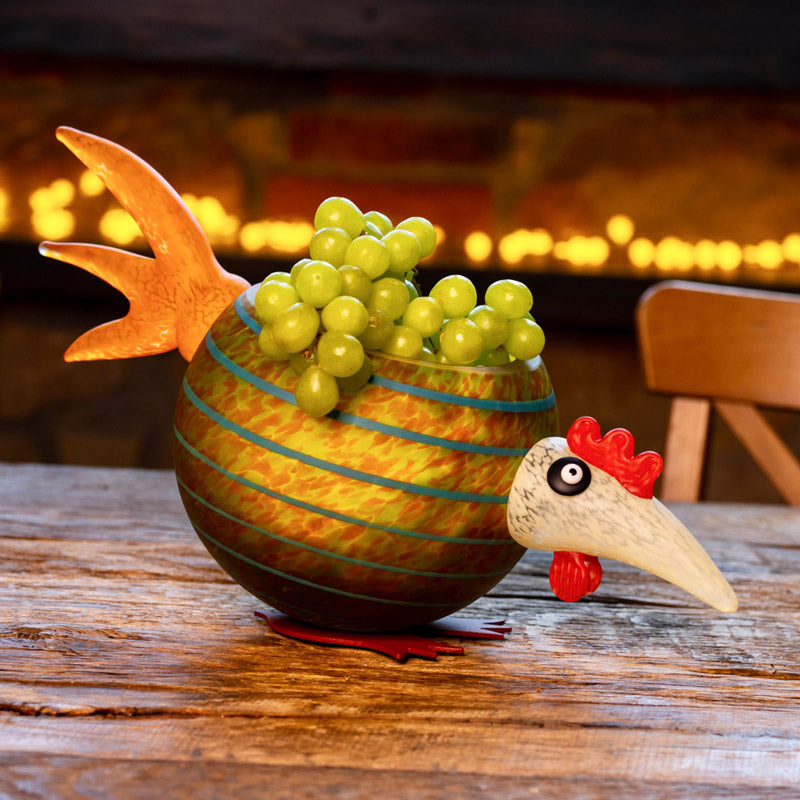 PICK CHICK - Bowl, Bowl, [Borowski Art Glass in Asia]